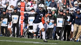 Steelers 2023 NFL Draft Targets: Wide Receiver Parker Washington of Penn State (2023 Draft Profile). Photo by Penn State University Athletics